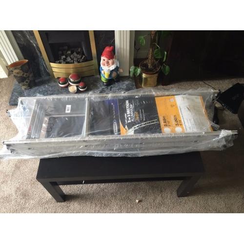 BRAND NEW 3 SECTION WERNER ALUMINIUM LOFT LADDER