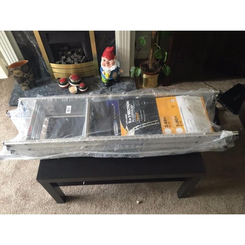 BRAND NEW 3 SECTION WERNER ALUMINIUM LOFT LADDER