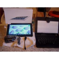 NEW: - 9" Inch Tablet PC Android 4.4.2 Netbook Mini Laptop + Tablet Keyboard Case