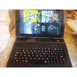 NEW: - 9" Inch Tablet PC Android 4.4.2 Netbook Mini Laptop + Tablet Keyboard Case