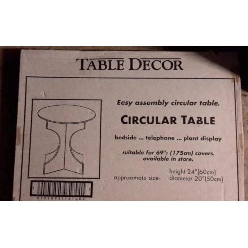 Circular table