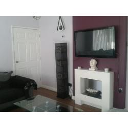 Swap two bedroom bunglow in Culcavy Hillsborough area /looking Newcastle