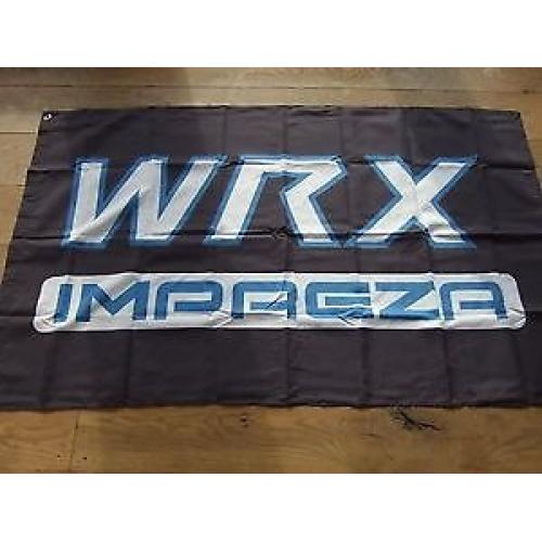 Subaru wrx Impreza workshop flag banner wrc p1 legacy