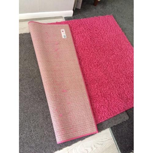 Pretty pink rug