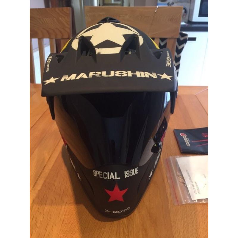 Marushin X-Moto Enduro style helmet