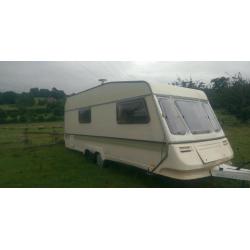 1990 Abbey 4 birth caravan