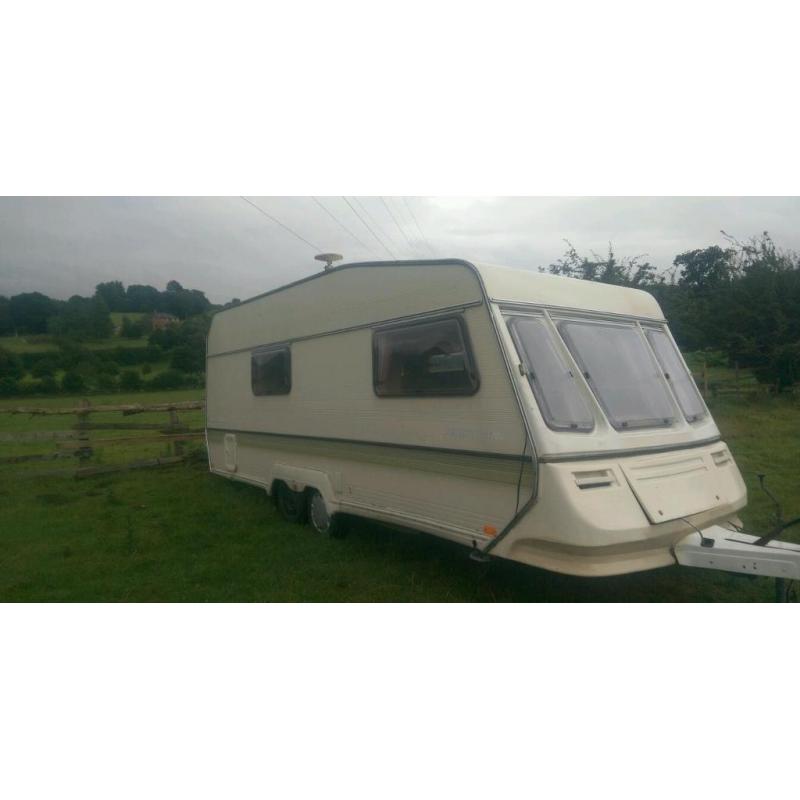 1990 Abbey 4 birth caravan