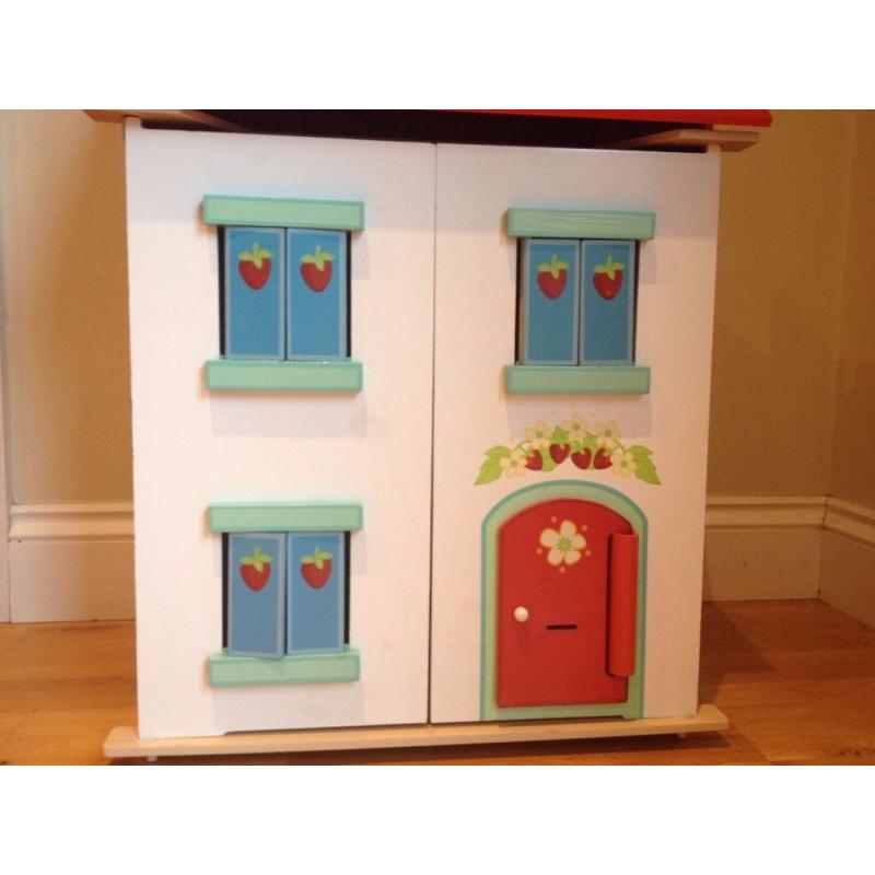 Le Toy Van 'Strawberry Cottage' Doll House purchased in John Lewis