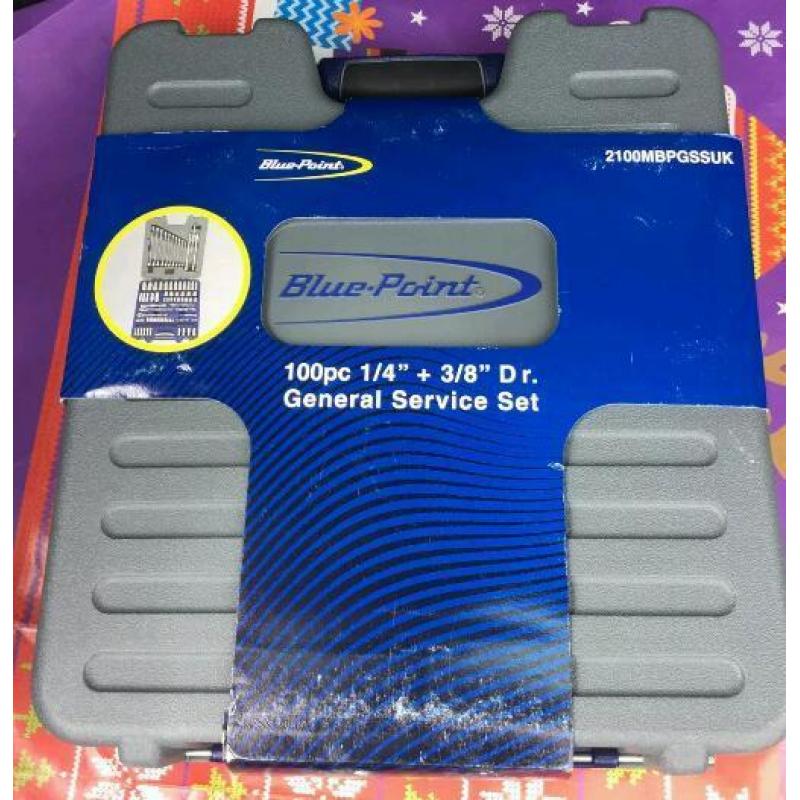 Snap on blue point 100 piece tool box new