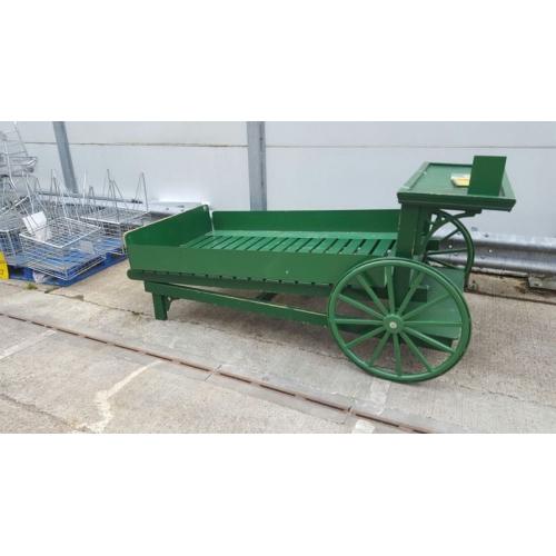 Vintage market display cart