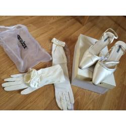 Wedding shoes gloves prom bridal acessories