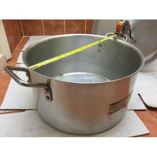 Large Aluminium pot pan 30L capacity