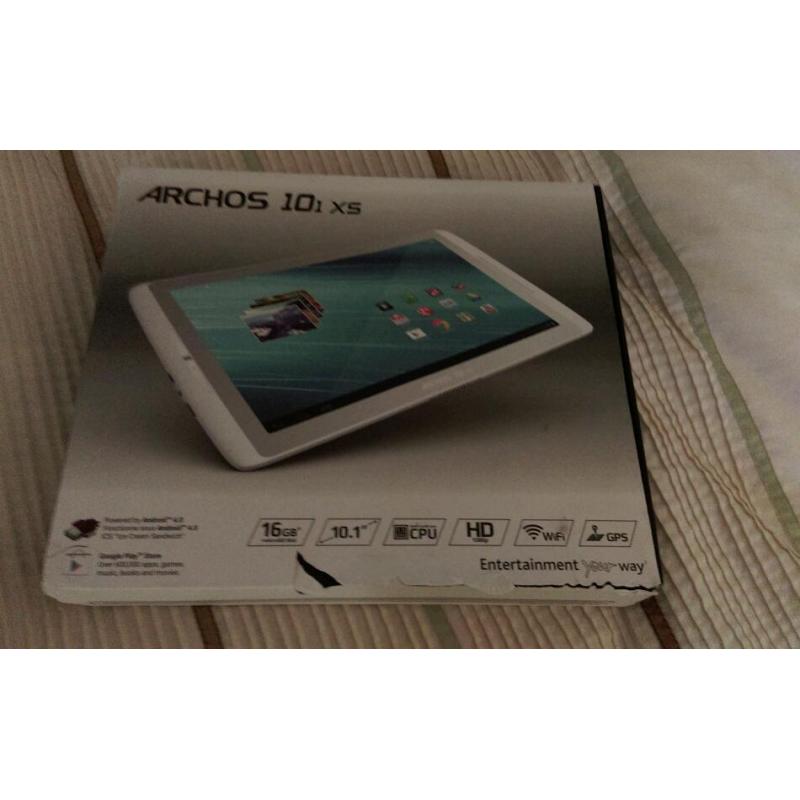 Archos 101xs 10 inch tablet. Boxed with case
