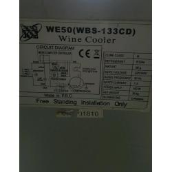 Wine cooler fully working