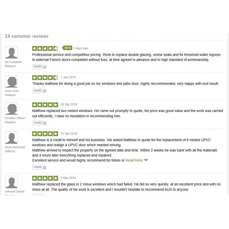 MJS Double Glazing Repairs - Scotland's Leading Repair Specialist - Window and Door Repairs