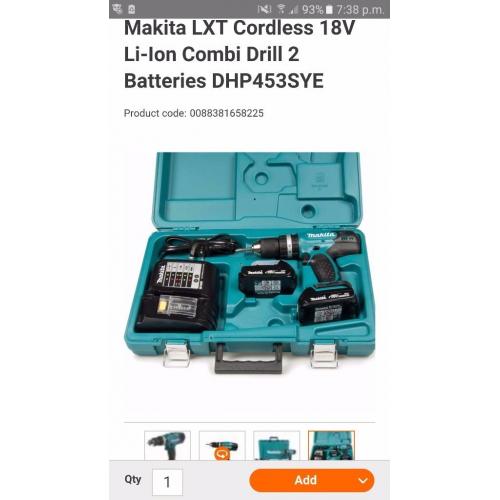 Makita combi drill