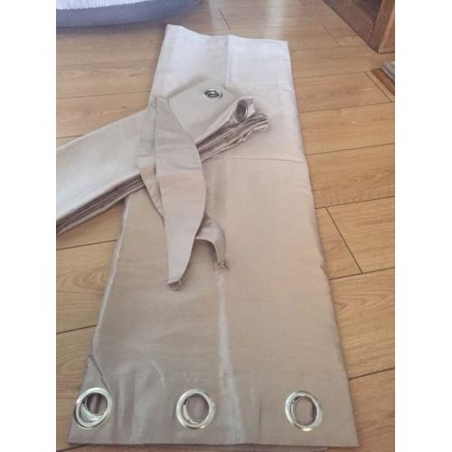 faux silk curtains