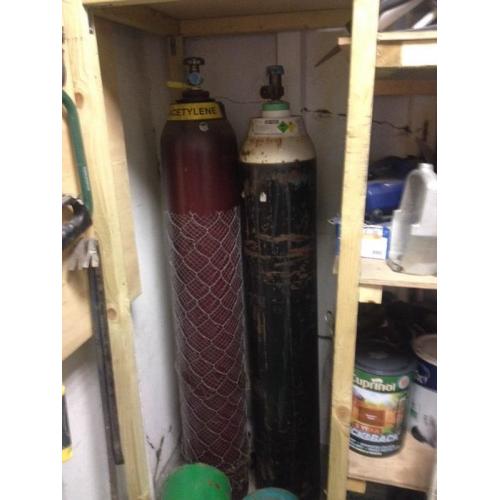 Oxy acetylene gas welding
