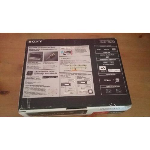 sony car cd/radio brand new from halfords