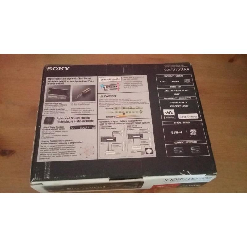 sony car cd/radio brand new from halfords