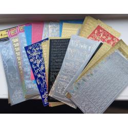 Bargain - Crafting peel off stickers - bundle 1
