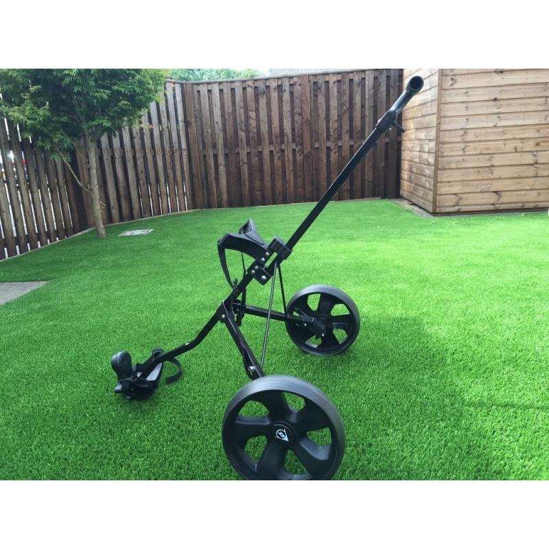 Children's Dunlop 2 wheel push/pull golf trolley - brand new condition used once