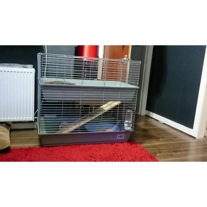 Indoor cage for guinea pigs or rabbit