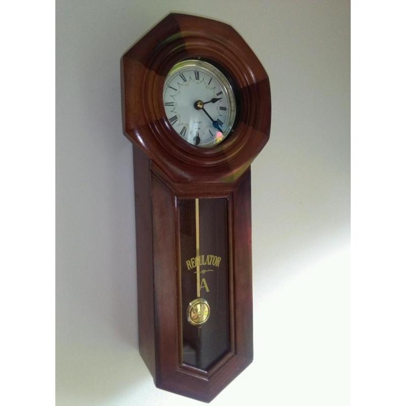 Miniature 31 day regulator clock perfect condition perfect working order