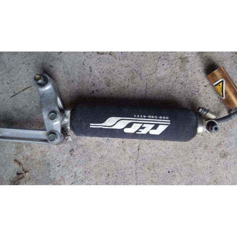 Yamaha raptor 660 quad rear shock with cover and linkage