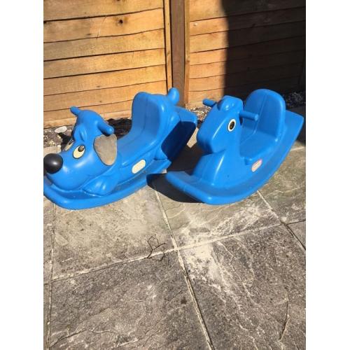 2 x Little Tikes Rocking horse and dog