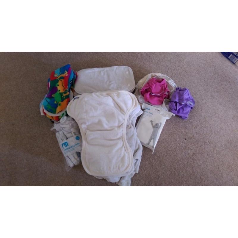 Bundle of reusable nappies