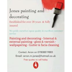 Jones painting and decorating
