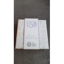 VERY RARE SOLD OUT Royal Mint colour 50p Jemima Puddleduck 50p commemorative coin new in hand