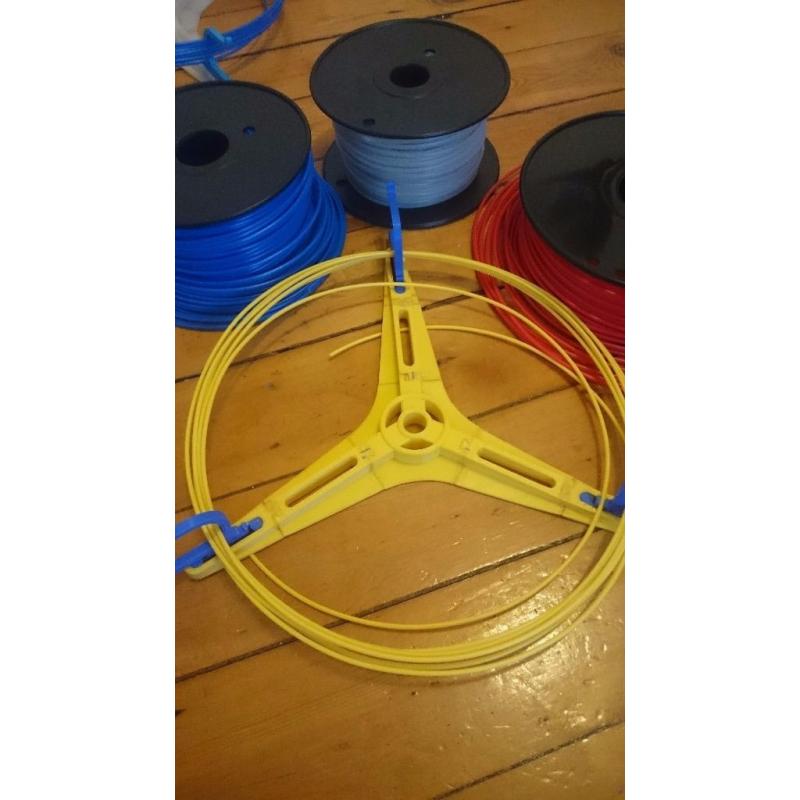 3d printing materials - 3mm PLA, 3mm ABS, 3mm Nylon. Bargain!