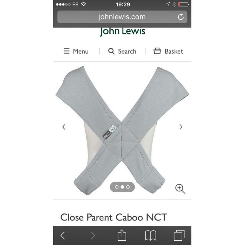 NCT Caboo baby carrier
