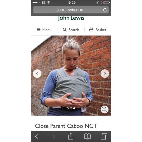 NCT Caboo baby carrier