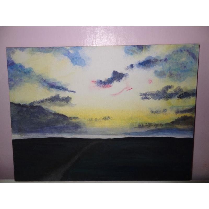 Original painting of sea scape