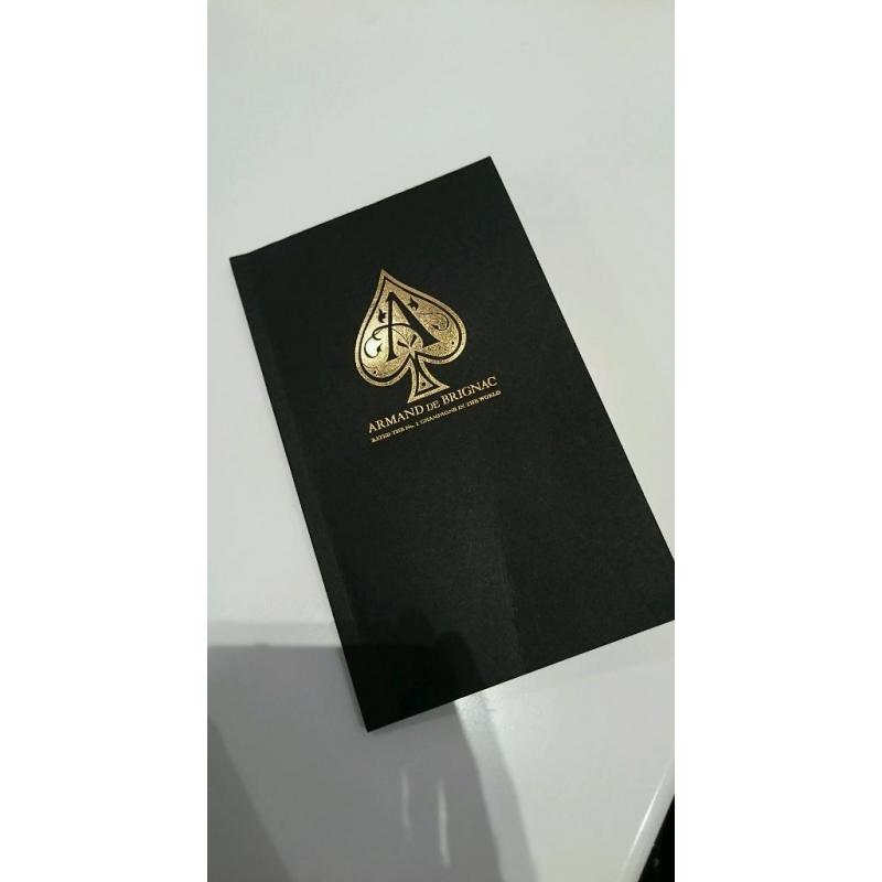 Limited Edition Armand De Brignac Champagne Empty BOX
