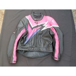 *Frank Thomas ~ Leather Motorcycle Jacket* Size Large