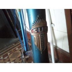 VINTAGE SUN RACER ROAD BIKE FRAME AND FORKS (PROJECT), 23.5 inch FRAME