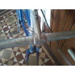 VINTAGE SUN RACER ROAD BIKE FRAME AND FORKS (PROJECT), 23.5 inch FRAME