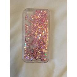 PINK GLITTER PHONE CASE