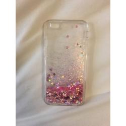 PINK GLITTER PHONE CASE
