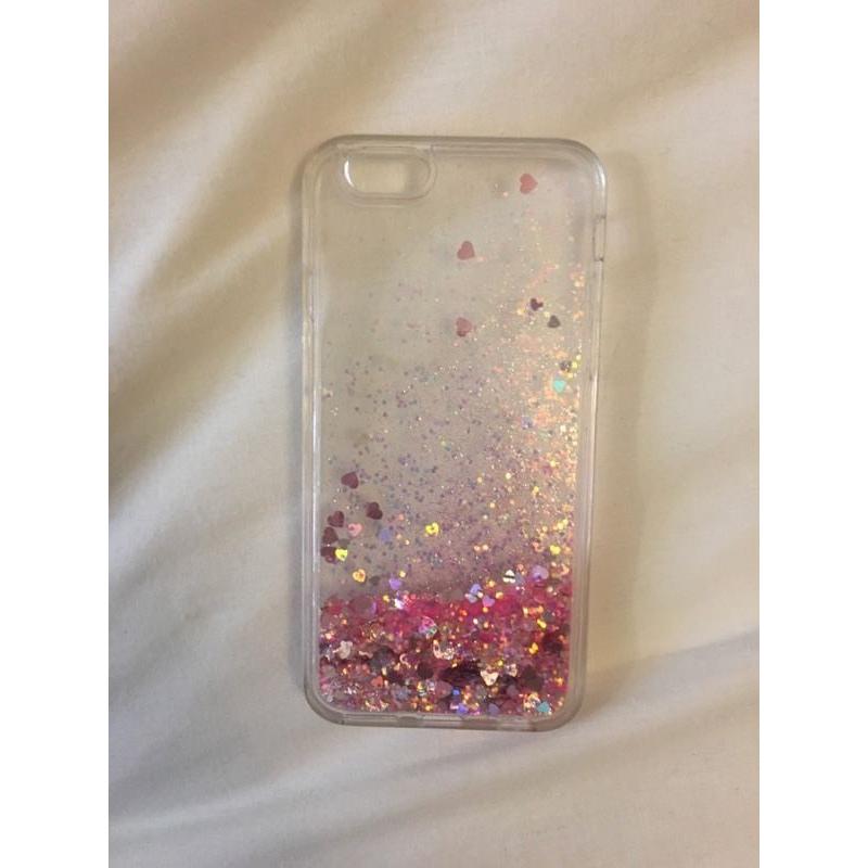 PINK GLITTER PHONE CASE