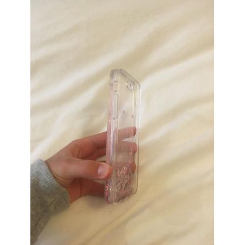 PINK GLITTER PHONE CASE