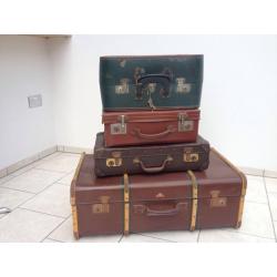 Vintage Suitcases- available individually or as a set
