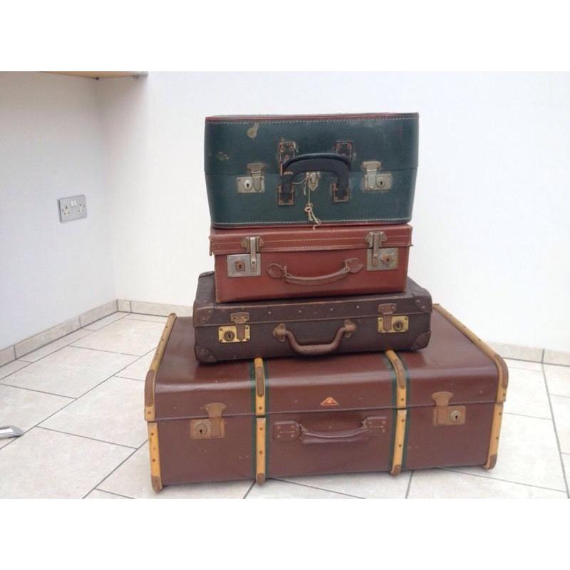 Vintage Suitcases- available individually or as a set