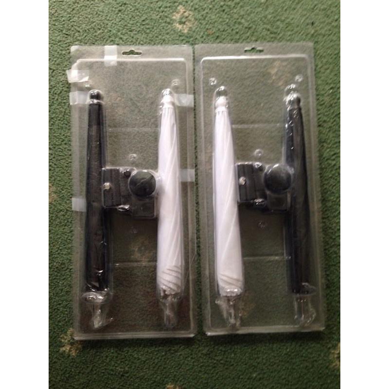 Portable flashgun umbrellas