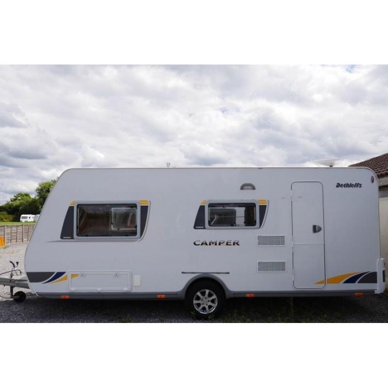 2008 Dethleffs Camper 4 Berth Caravan End Washroom Dinette