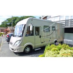 Hymer Motorhome B590 Starline. First Registered March 2014